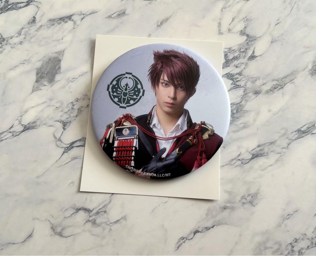 ミュージカル刀剣乱舞 刀ミュ 陸奥一蓮 大包平 鶴丸国永 缶バッジ